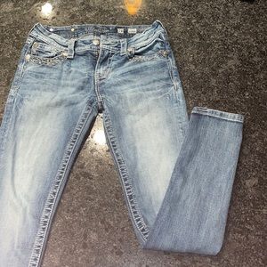 Miss me brand signature ankle skinny jeans size 28